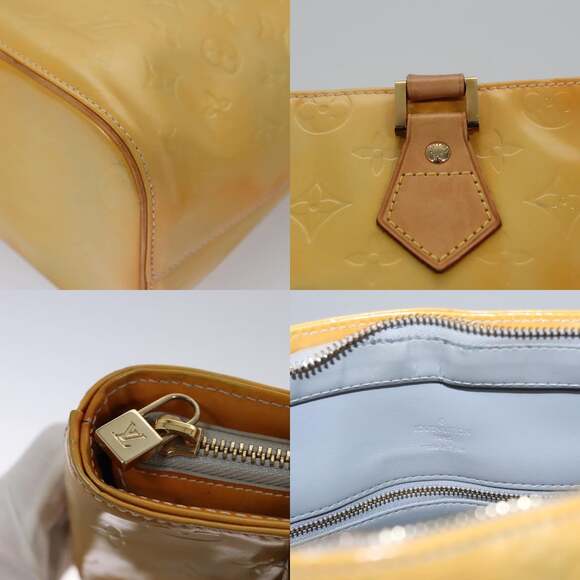 LOUIS VUITTON Monogram Vernis Houston Hand Bag Gris M91053 - Picture 11 of 13